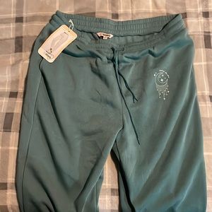 Aqua sweatpants